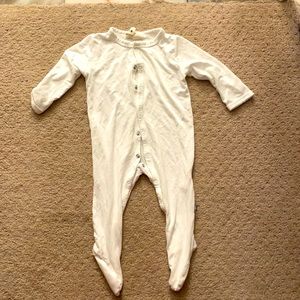 Beautiful white Kyte footed onesie